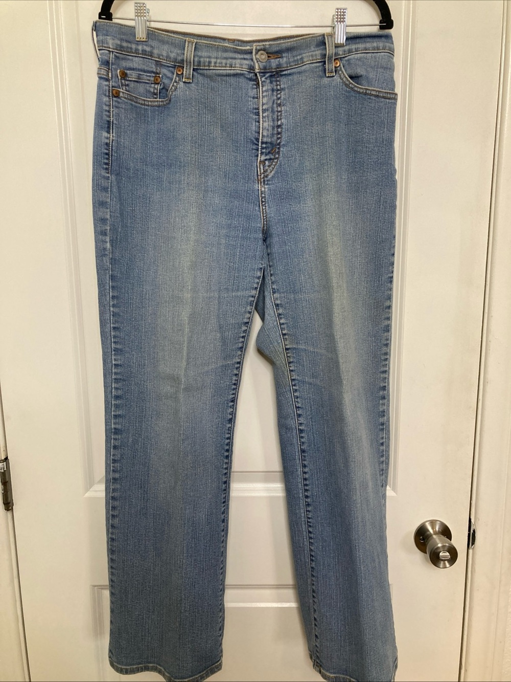 Levi's Women's Perfectly Slimming 512 Bootcut Blue Jeans Size 16 SC 34 X 30